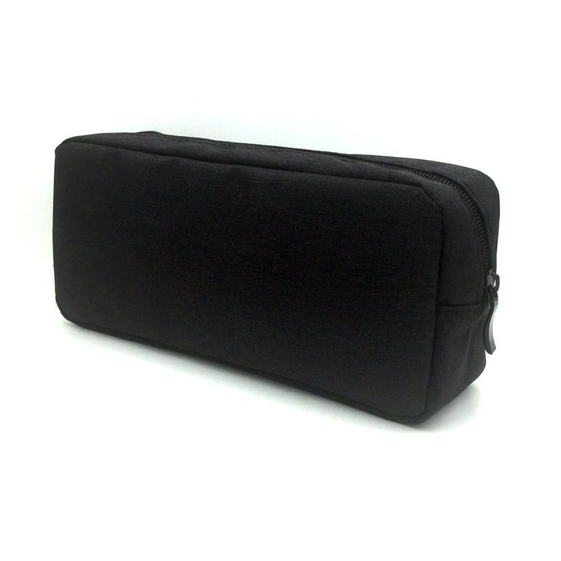ERCRYSTO Universal Electronics/Accessories Soft Carrying Case Bag, Durable & Light-weight,Suitable for Out-going, Business, Travel and Cosmetics Kit (Big-Black) - Image 3